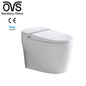 Ceramic Automatic Western Bathroom Wc Commod Intelligent Electronic Smart Toilet