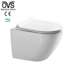 Wc Sanitary Ware Mounted Rimless Toilet Bowl Bathroom Ceramic Wall Hung Toilets