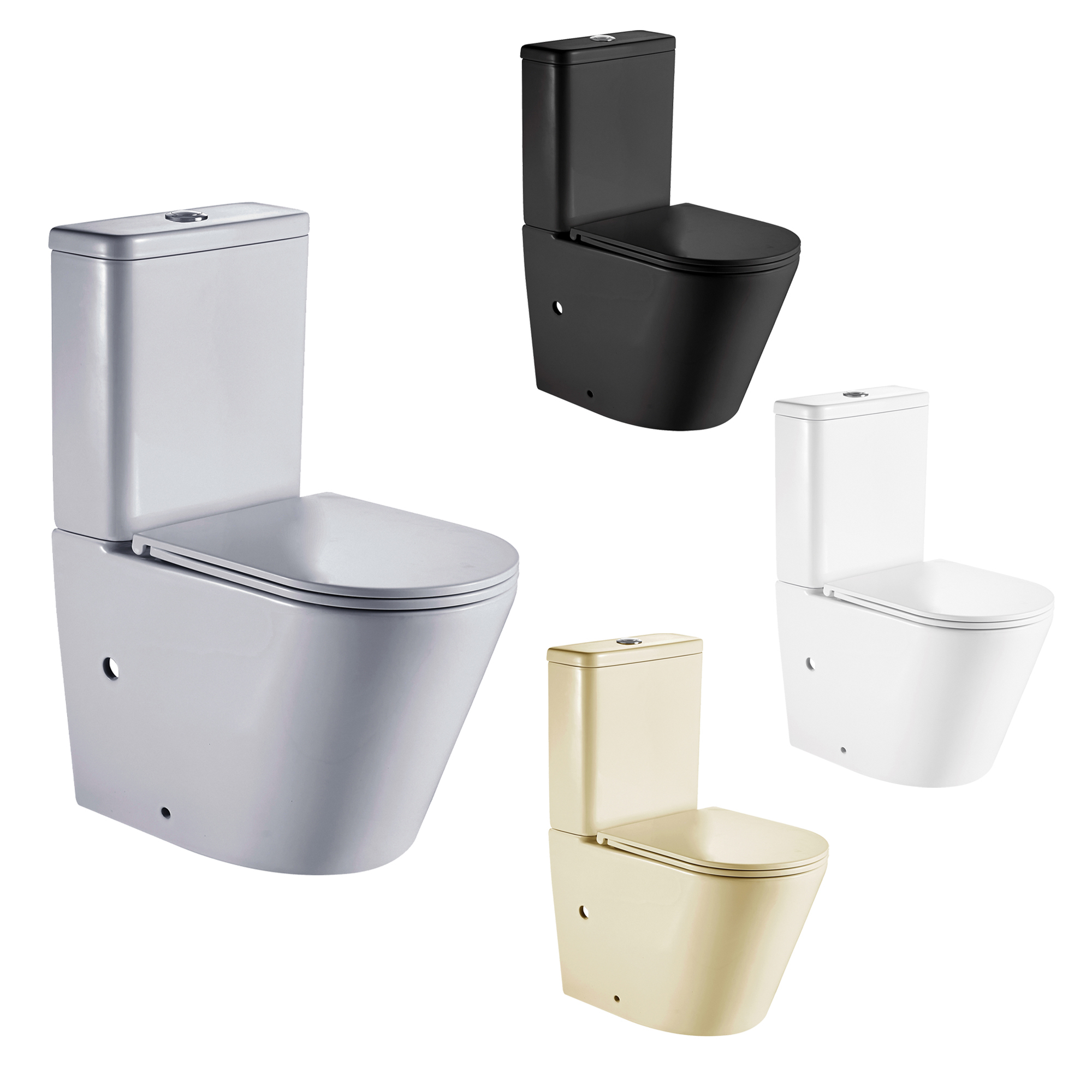 Two Piece Skirted Toilet - OVS