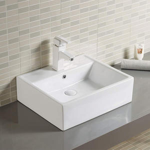 High Quality Ceramic Wash Basin Above Mounting Washroom Sink