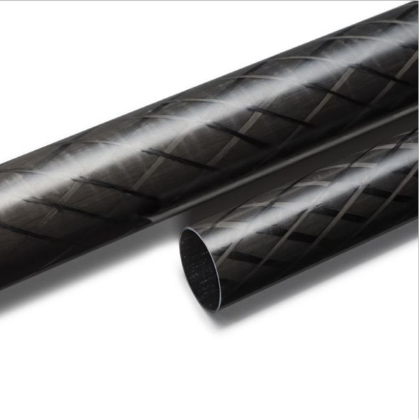 3K plain weave carbon pole, carbon fiber rolling tubes