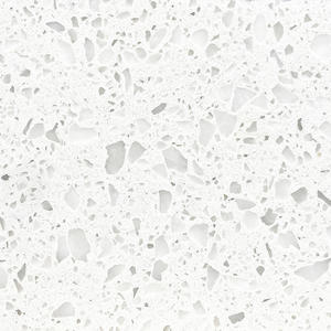 WG123 Snow White quartz | snow white terrazzo stone