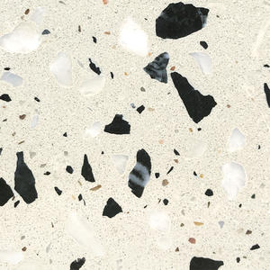 High Quality Cultured Terrazo Cement Stone Supplier-WT253 Black Stippling