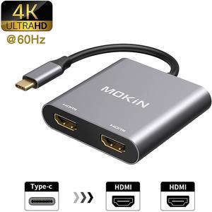 USB C To Dual HDMI Adapter