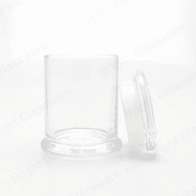6 унций с плоским верхом прозрачный Libbey Status Jar Danube Большой базовый подсвечник со стеклянной крышкой