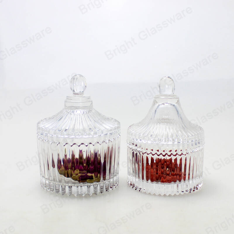 Mini pot de bonbons en verre récipient de stockage transparent pour cadeaux de mariage