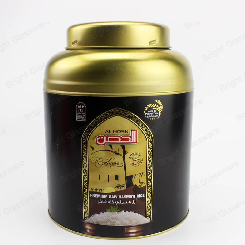 Boîte de thé noire de 500g avec double couvercle de champignon de phoque à vendre
