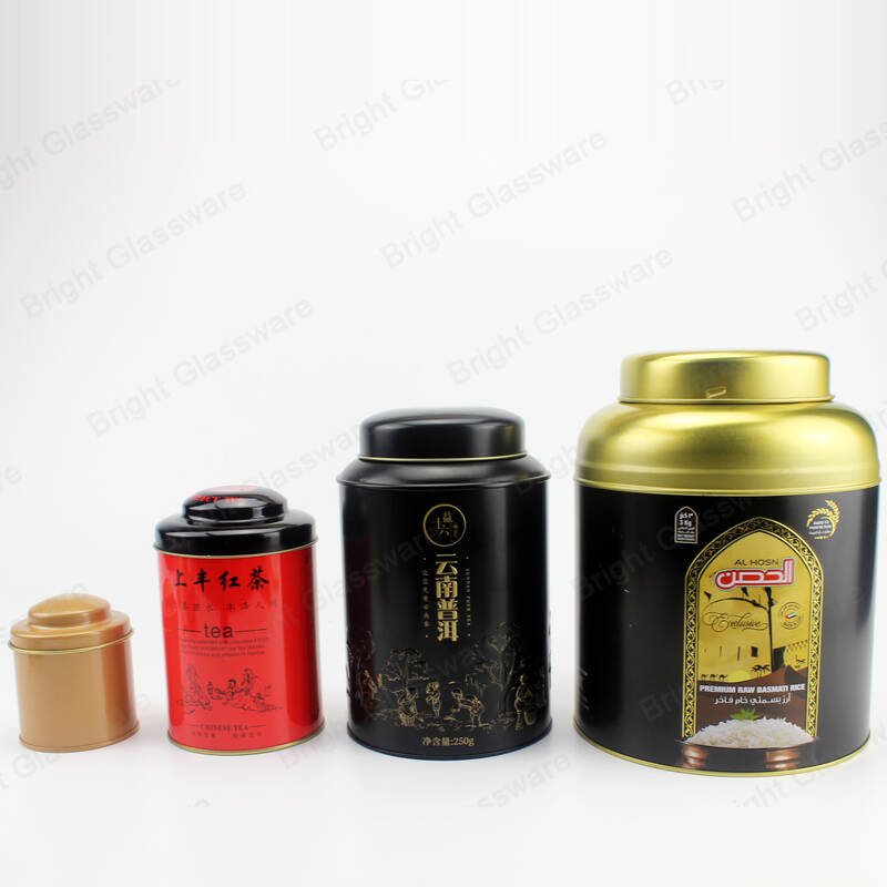 Оптовая продажа новой роскошной жестяной коробки с индивидуальным логотипом для чая, кофе, сахара