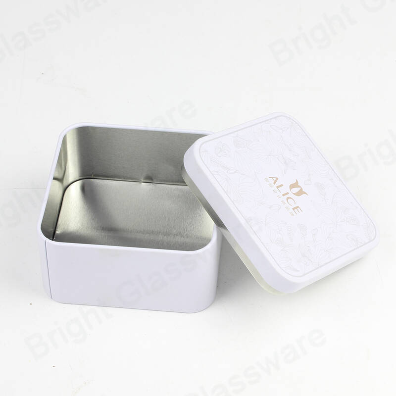 Logo imprimé personnalisé Mini boîtes en fer blanc pour bonbons Candy Chewing Emballage cadeau