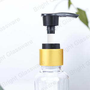 Plástico de alta calidad 24/410 Oro negro Loción Bomba Tapa para Botella de Champú
