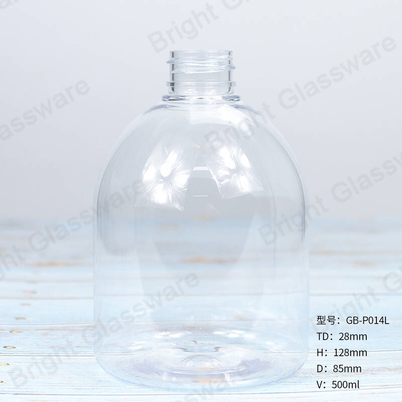 300ml 500ml botellas vacías de lavado de manos botella dispensadora de jabón líquido con bomba