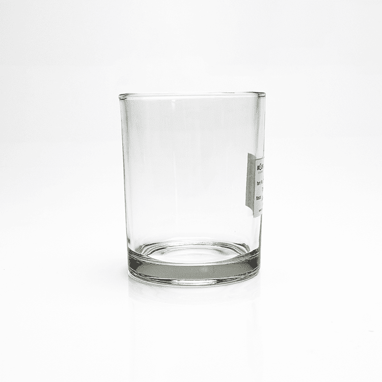 Glasshouse 9oz Porte-bougie en verre votif cylindre Bougie transparente pot en gros