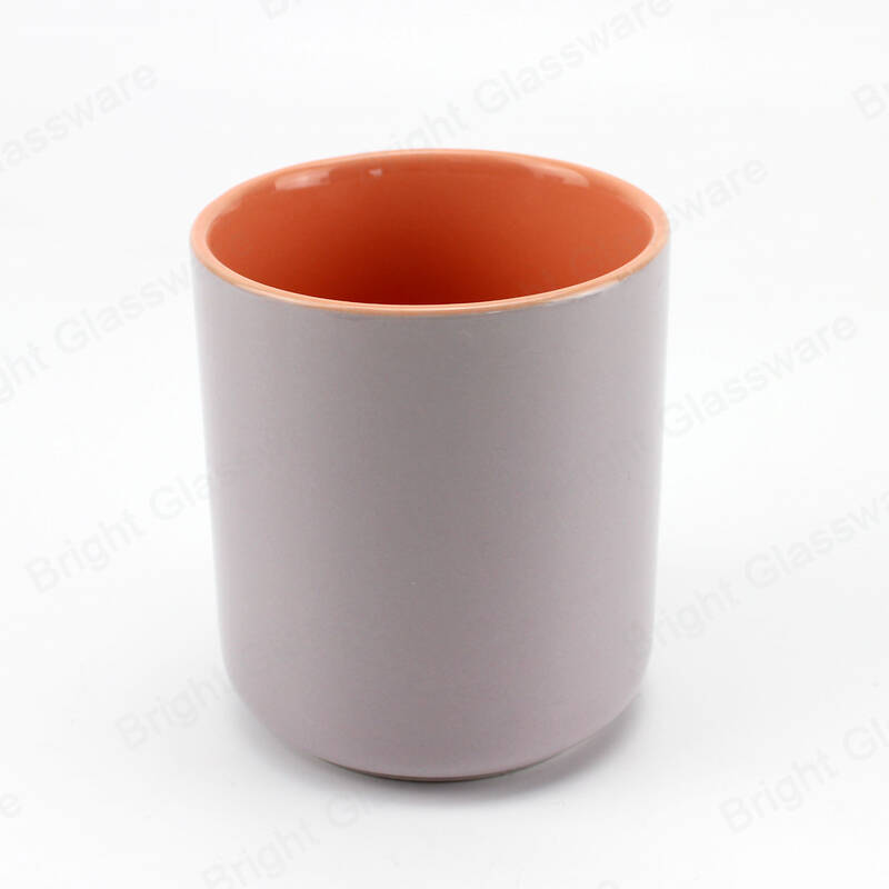 Bougie de soja utiliser des pots de bougie en céramique de luxe pots de bougie en marbre vide pot de bougie