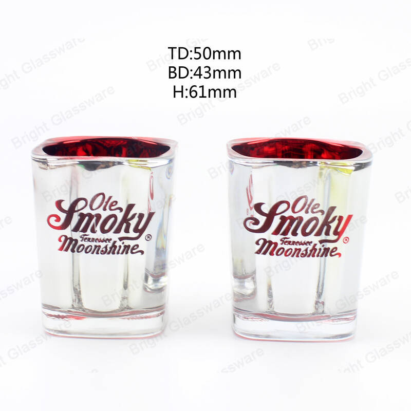 votivo tealight frascos de velas de vidrio contenedores de velas cuadradas con logotipo personalizado