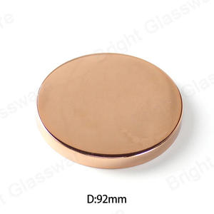 China Factory Candle Lids Rose Gold Color For Glass Candle Holder Lid Candle Jar Lid 