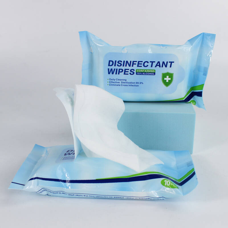 Wholesale Anti-Bacterial Disposable Sanitizer Cleaning Antibacterial Disinfectant 75% Alcohol Wet Wipes