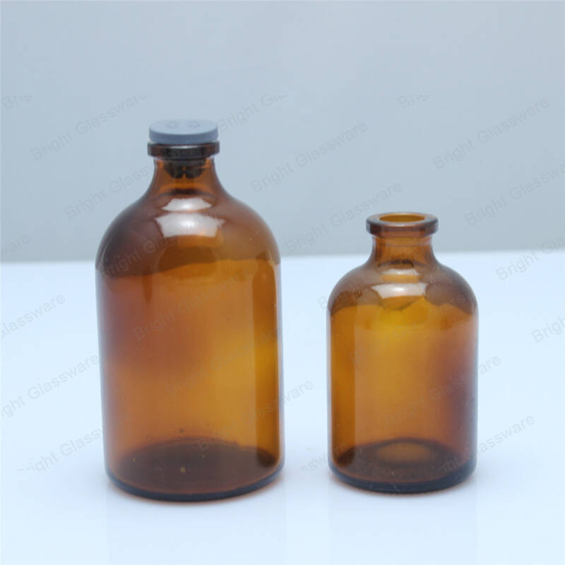 potion de verre de laboratoire flacon de réactif chimique ambre 500ml à bouche étroite