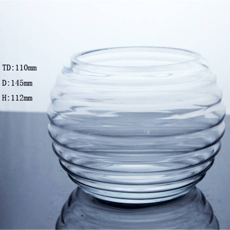 Plante hydroponique en verre de table rond vase à poissons à vendre