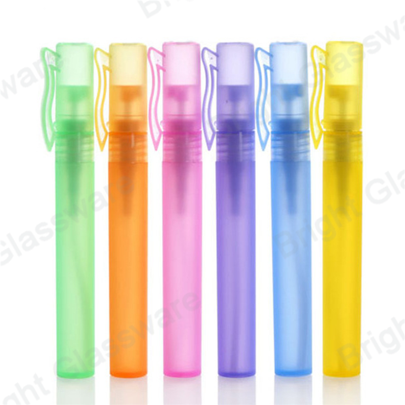 Custom 10ml 20ml 30ml Alcohol Sanitizers Cosmetic Perfume Plastic Mist Atomizer Pen Spray Bottle