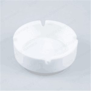 Logotipo personalizado 3.5-4 pulgadas de porcelana redonda Restaurante Vajilla de cerámica blanca al por mayor