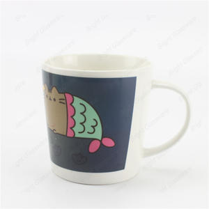 Logotipo personalizado Taza de té de café de cerámica Sublimación de taza de porcelana