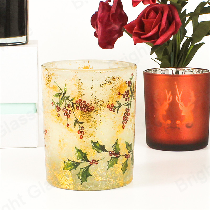Vela perfumada diferente de alta calidad personalizada en frasco de vela de vidrio de lujo