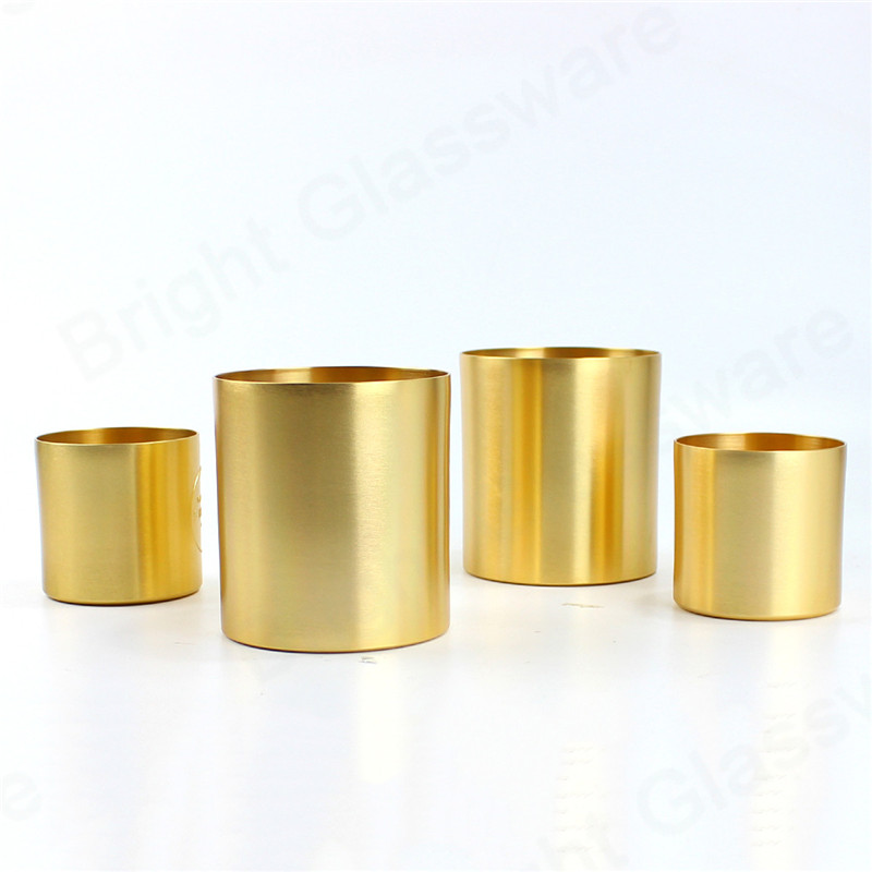 10 oz de aluminio retro candelabro de oro para la fabricación de velas