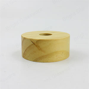 Tapón de rosca de madera redonda para difusor de láminas