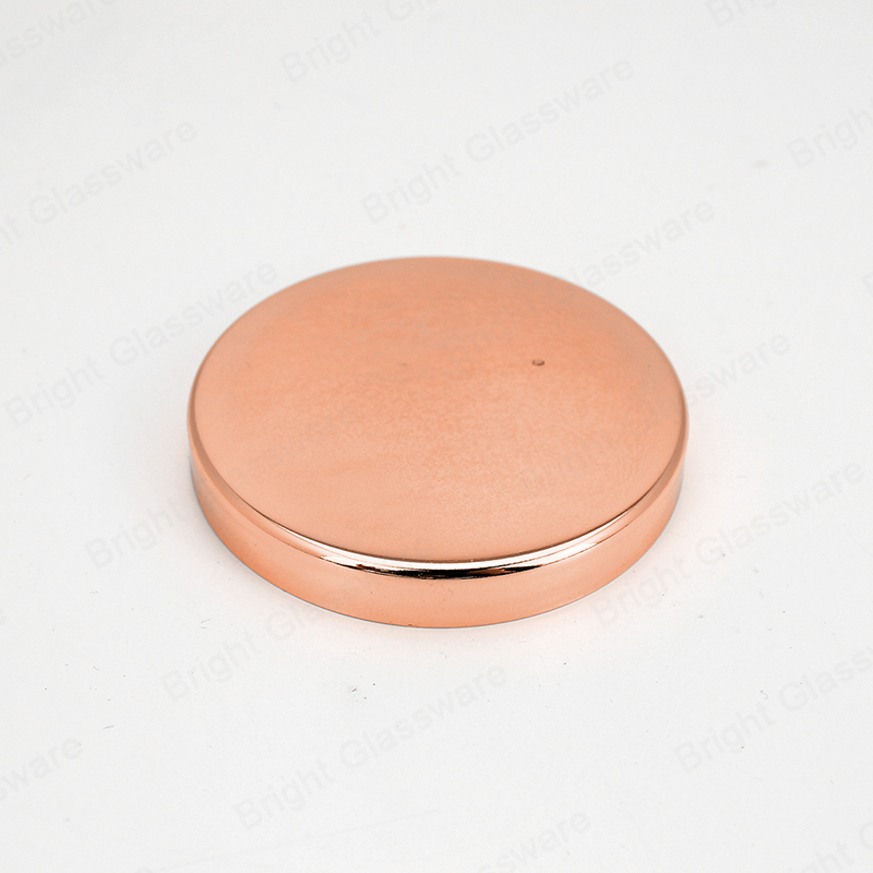 Wholesale Metal Candle Lids Rose Gold Color For Glass Jar & Container