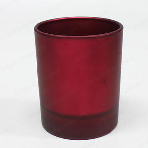 Pot en verre de bougie de luxe en Chine avec couvercle personnalisé pour la fabrication de bougies