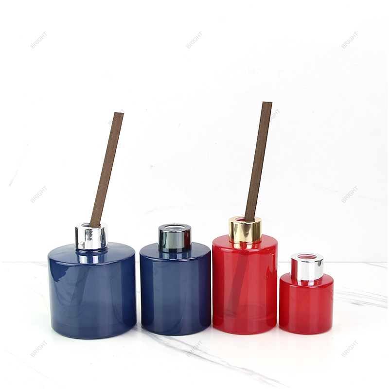 Refillable Fragrance Glass Diffuser Bottles With Fiber Sticks