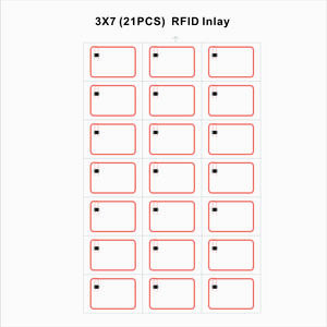 3x7 RFID INLAY PRELAM Mifare Ultralight EV1 13.56MHz Contactless