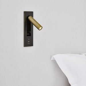 Deyao provide Dida Round LED Hotel Wall Lamp+Button Switch+USB