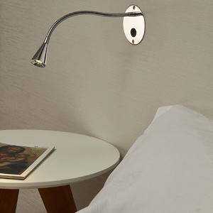 Babbie Recessed Round Wall Lamp Flexi Arm LED Reader