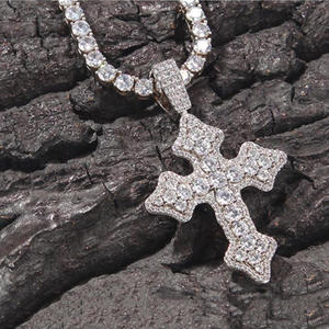 Ice Out Cross Pendant