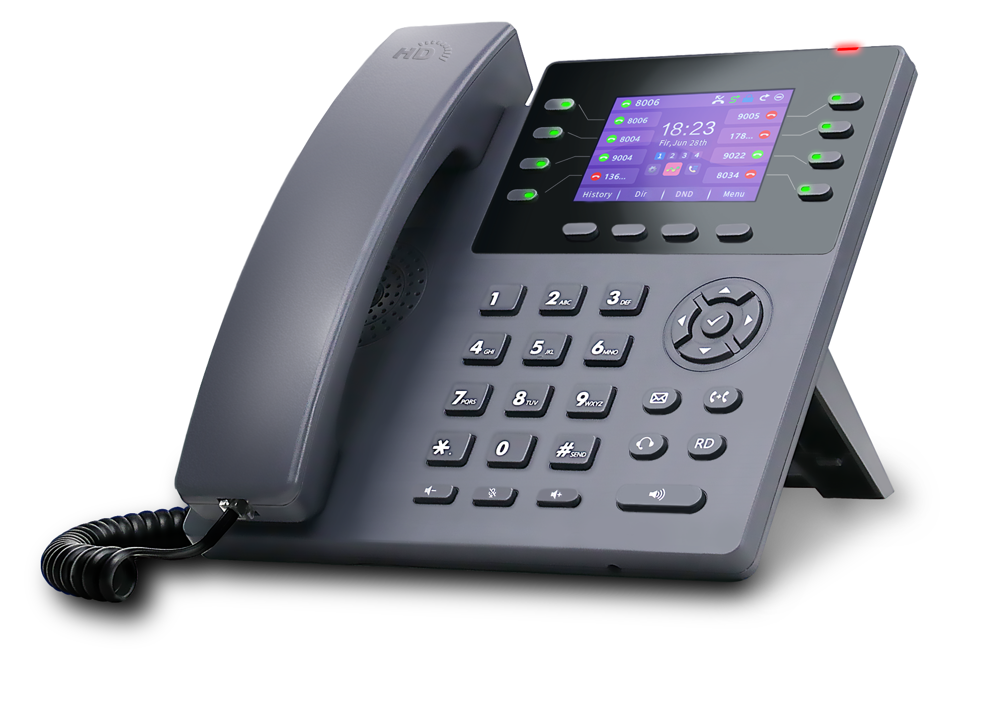 IP Phone SIP-T800N is a VOIP phone with color screen