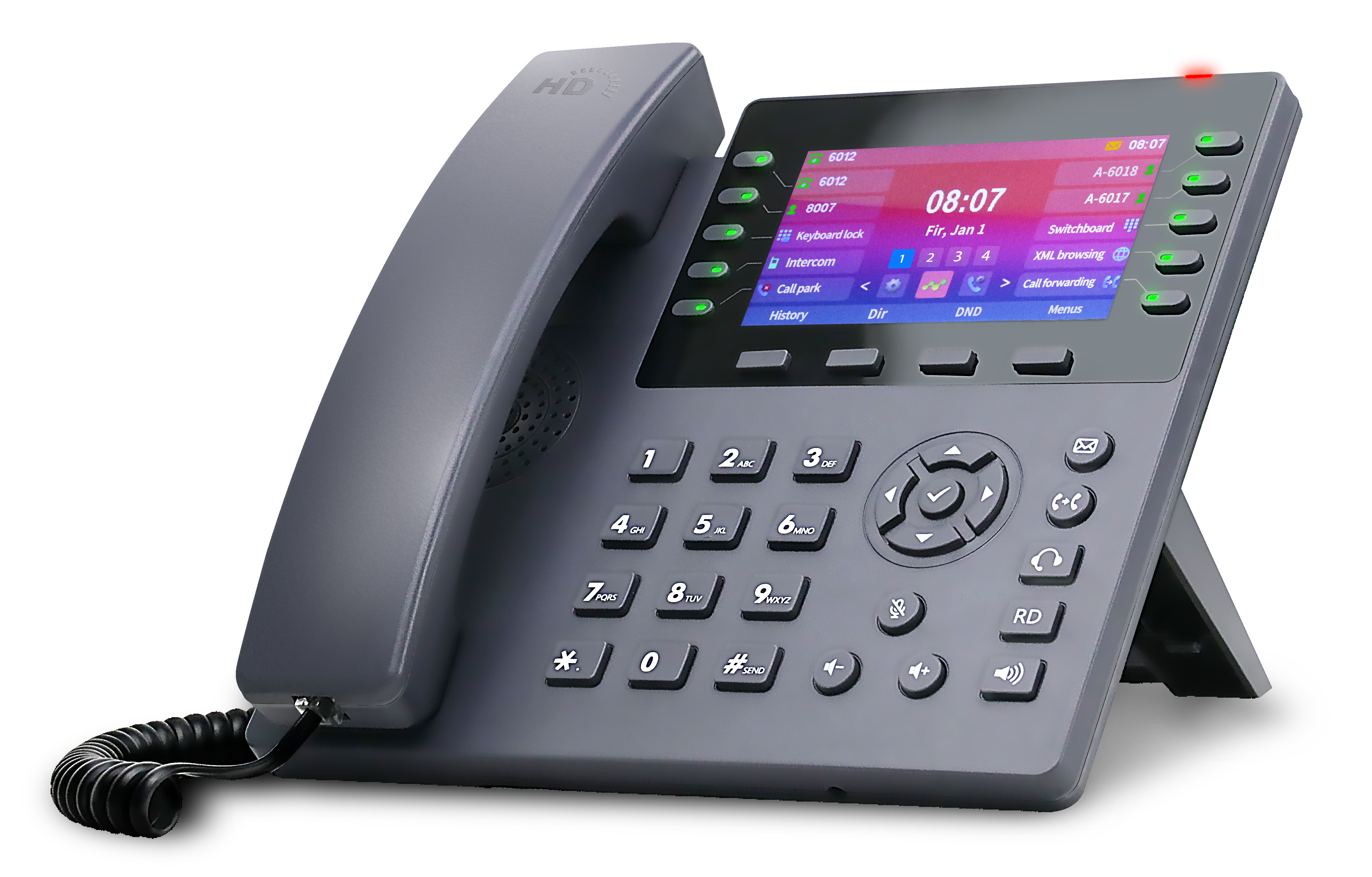 IP Phone SIP-840N support WiFi link and is compatible with mainstream IP and PBX