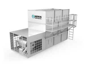 NCFN Series Dry-Wet Hybrid L Type Forced Draft Closed Cooling Tower