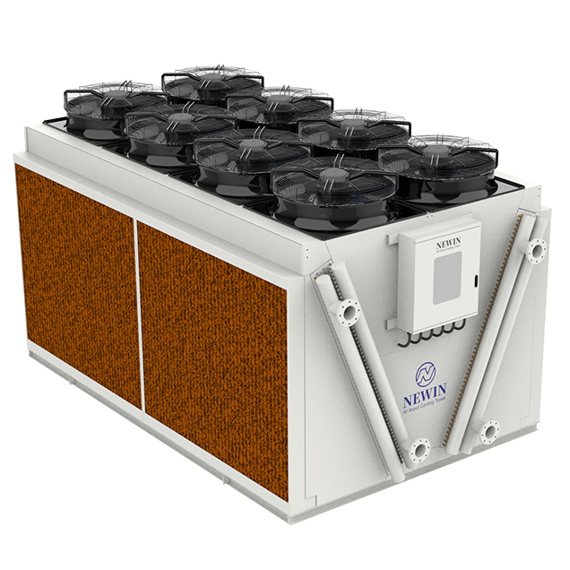 NWFL-VA  Adiabatic cooler is a type of dry cooler with Adiabatic Cooling System.