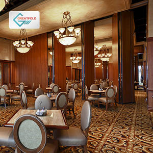 The current wooden movable partition are mostly used in modern hotel design, especially in the lobby of restaurants.