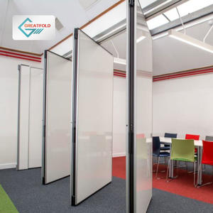 Folding partition walls for office of the open office area in the office design