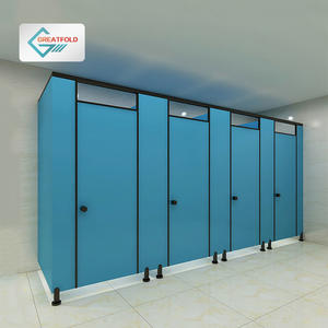 What types of toilet hpl partition are there?