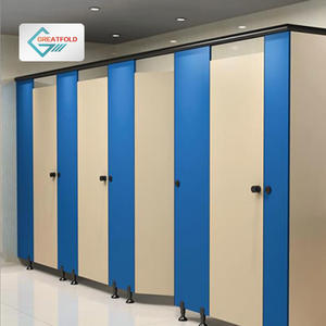 How wide is the hpl toilet partitions door?