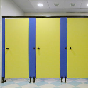 Why is it said that anti-fold special board is used as a toilet stall partitions to save money?
