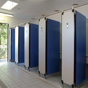 Generally speaking, some public places will be equipped with restroom stall partitions.