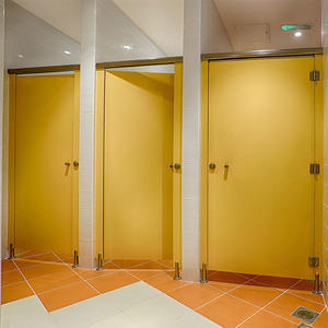 What are the partition plates for commercial restroom stalls