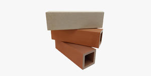 Natural Clay Terracotta Baguettes For Wall Facade Decoration