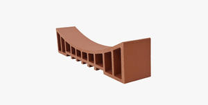 Customized Curve Shape Decorative Terracotta Cladding Panel And Louver