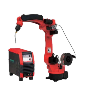 China 1800mm arm reach welding robot manufactures with 350A welding source