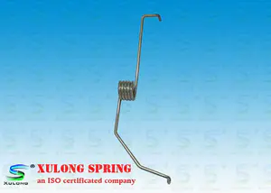 Woodworking Machine Round Wire Torsion Spring Zinc Coating 27.5MM Outside Diameter-Xulong